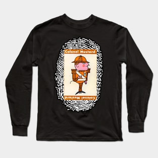 Colonel Mustard from the Clue Board Game Long Sleeve T-Shirt